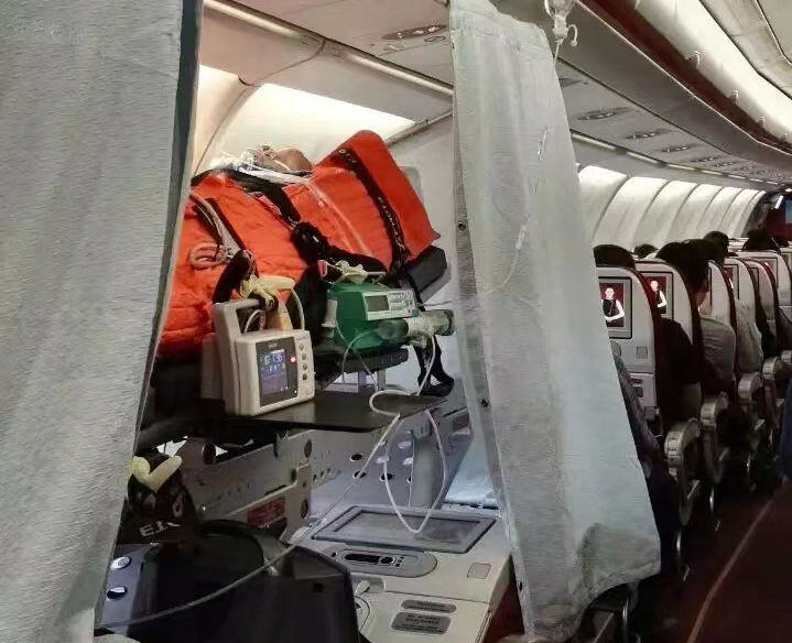 荔浦市跨国医疗包机、航空担架